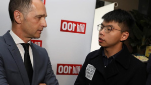 Pékin dénonce la rencontre entre Joshua Wong et le ministre des affaires étrangères allemand Pékin dénonce la rencontre entre Joshua Wong et le ministre des affaires étrangères allemand