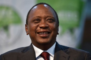 Uhuru Kenyatta, le chef de l'Etat kenyan Uhuru Kenyatta, le chef de l'Etat kenyan