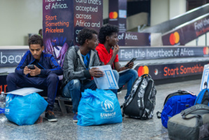 Un troisième groupe de réfugiés évacués de Libye vers le Rwanda avec l'appui du HCR