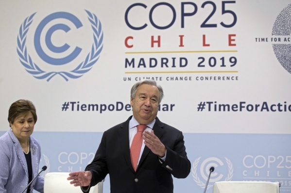 GUTERRES: On doit cesser de faire la «guerre» à la planète GUTERRES: On doit cesser de faire la «guerre» à la planète