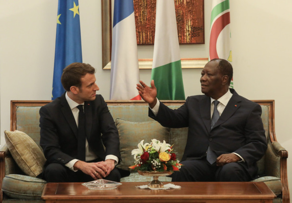 Macron veut établir une "relation décomplexée" entre la France et la Côte d'Ivoire Macron veut établir une "relation décomplexée" entre la France et la Côte d'Ivoire