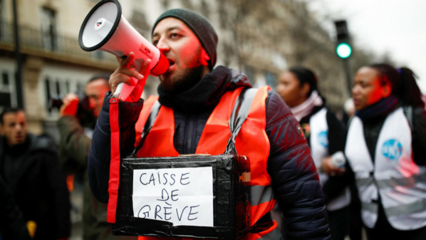 Nouvelle manifestation à Paris contre la réforme des retraites Nouvelle manifestation à Paris contre la réforme des retraites