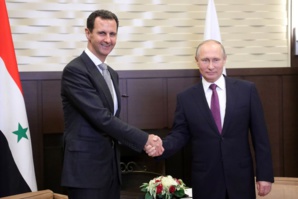 Poutine a rencontré Assad lors d'une visite surprise en Syrie (présidence syrienne) Poutine a rencontré Assad lors d'une visite surprise en Syrie (présidence syrienne)