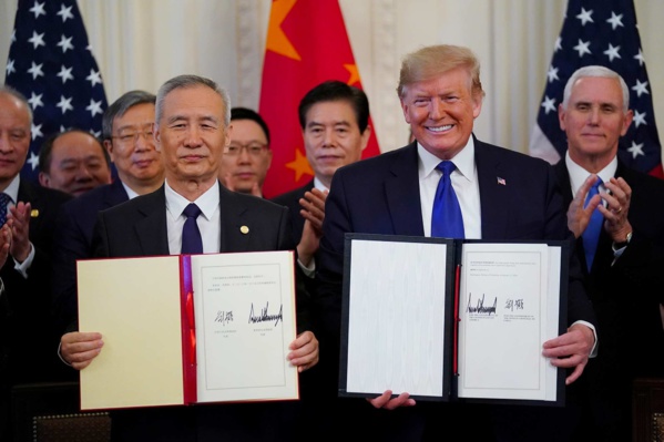 Les Etats-Unis et la Chine signent un accord commercial "historique" Les Etats-Unis et la Chine signent un accord commercial "historique"