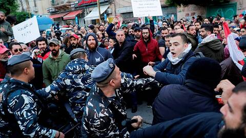 LIBAN: plus de 220 blessés dans des heurts entre manifestants et forces de l'ordre