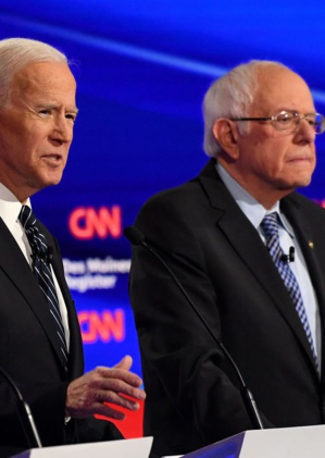 Primaire démocrate: la guerre fait rage entre les favoris Biden et Sanders