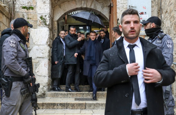 Eglise Sainte-Anne de Jérusalem – Macron aux policiers israéliens : «C’est la France ici, et tout le monde connaît la règle »