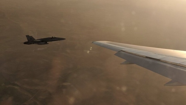 Une photo de l'avion (Radio-canada)