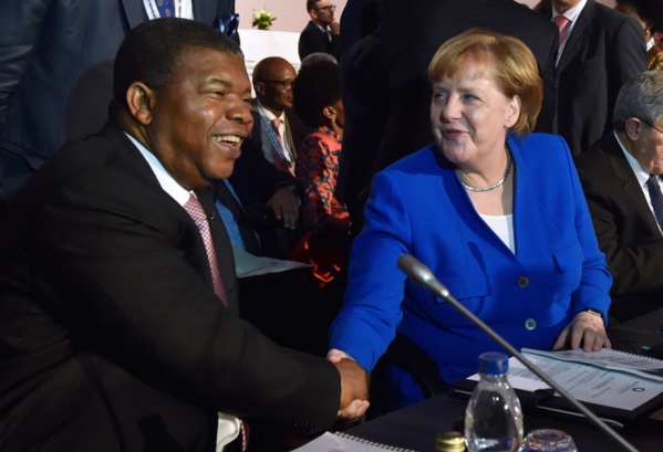 Le président Lourenço et la chancelière Merkel