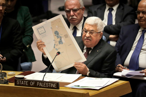 Abbas au Conseil de sécurité de l’ONU: « nous rejetons le plan israélo-américain »
