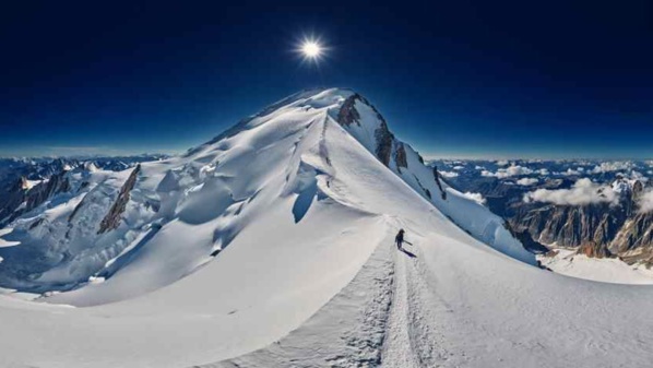 Macron, en ange protecteur du Mont-blanc Macron, en ange protecteur du Mont-blanc