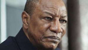 Le président Alpha Condé Le président Alpha Condé