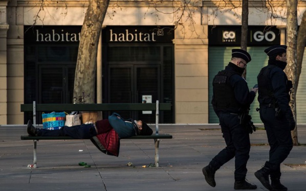 Coronavirus: des SDF verbalisés pour non-respect du confinement, selon les associations