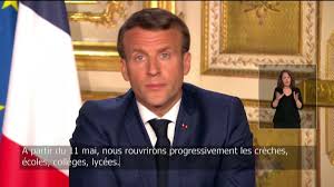 Réouverture progressive des crèches, écoles, collèges, lycées le 11 mai mais l’enseignement supérieur « pas avant l’été » (Macron)