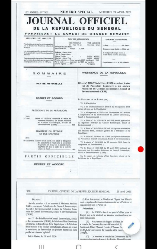 DECRET N°2020-964 : LA SPIRALE INFERNALE DU MENSONGE (par Seybani Sougou) DECRET N°2020-964 : LA SPIRALE INFERNALE DU MENSONGE (par Seybani Sougou)