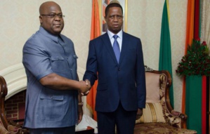 Les Présidents congolais et zambien Les Présidents congolais et zambien