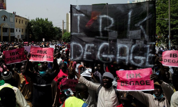 Mali : la rue réclame toujours le départ du président Keïta