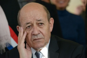 Jean Yves Le Drian, chef de la diplomatie française Jean Yves Le Drian, chef de la diplomatie française