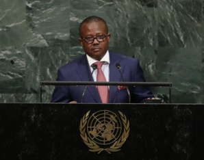 Le Président bissau-guinéen Umaro Sissoco Embalo