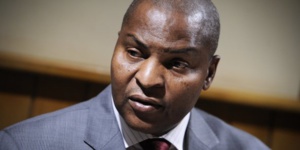 Le Président centrafricain Faustin Archange Touadera Le Président centrafricain Faustin Archange Touadera