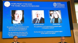 Le Nobel de physique à un trio d’experts des «trous noirs»