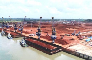 Le port de Boké en Guinée