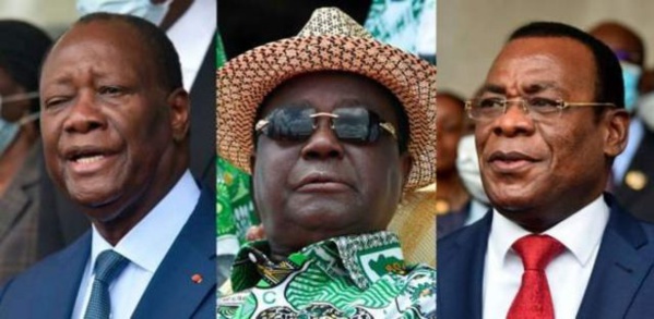 Ouattara, Bédié et Affi Nguessan. Ouattara, Bédié et Affi Nguessan.