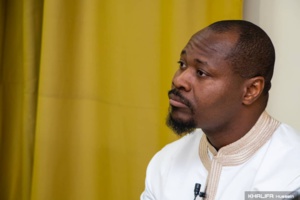 Guy Marius Sagna, porte-parole du FRAPP Guy Marius Sagna, porte-parole du FRAPP