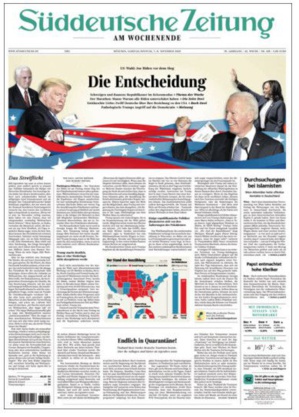 La presse internationale salue la victoire de Joe Biden La presse internationale salue la victoire de Joe Biden