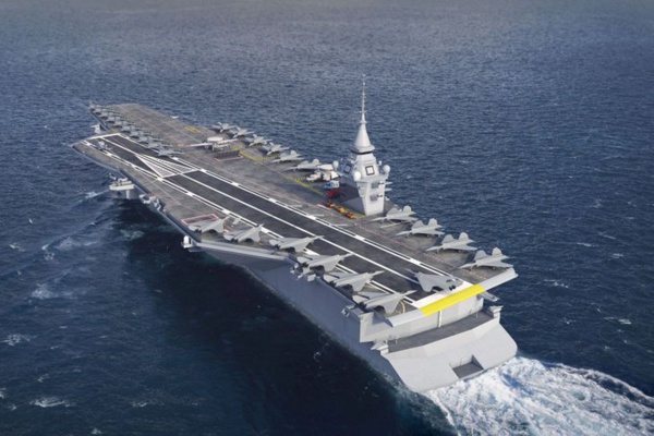 Le futur porte-avions français sera doté de la propulsion nucléaire, annonce Macron Le futur porte-avions français sera doté de la propulsion nucléaire, annonce Macron