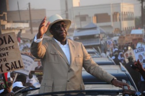 Le Président Macky Sall lors de la campagne électorale de février 2019 à Saint-Louis Le Président Macky Sall lors de la campagne électorale de février 2019 à Saint-Louis