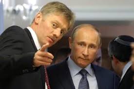 Dmitri Peskov, le porte-parole du Kremlin avec Vladimir Poutine