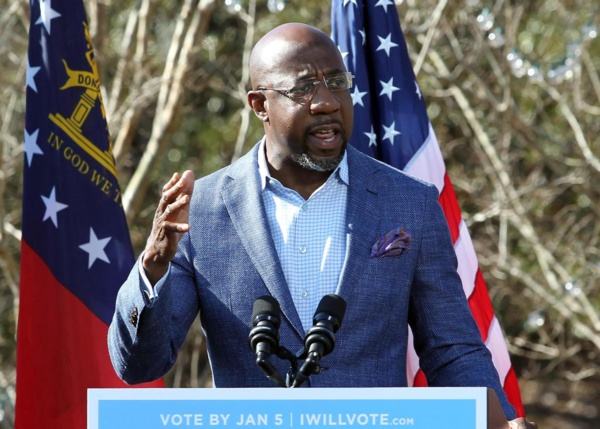 Raphael Warnock, le pasteur noir candidat démocrate en Georgie