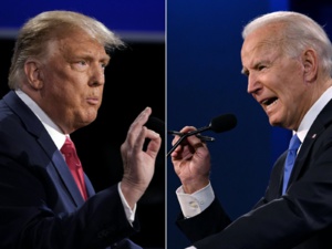 Trump et Biden en Géorgie, au cœur de la bataille pour le Sénat Trump et Biden en Géorgie, au cœur de la bataille pour le Sénat