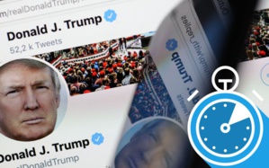 Donald Trump banni de Twitter «de façon permanente» Donald Trump banni de Twitter «de façon permanente»