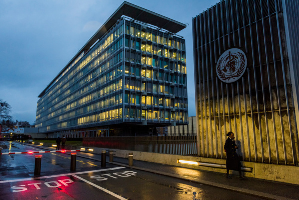 Le siège de l'Organisation mondiale de la santé à Genève.