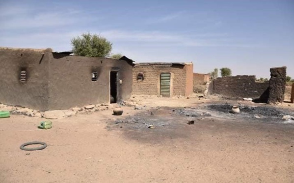 Yirgou,campement peul détruit par le conflit intercommunautaire du 1er janvier 2019.jpg