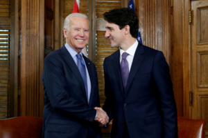 Joe Biden et Justin Trudeau (photo d'archives)