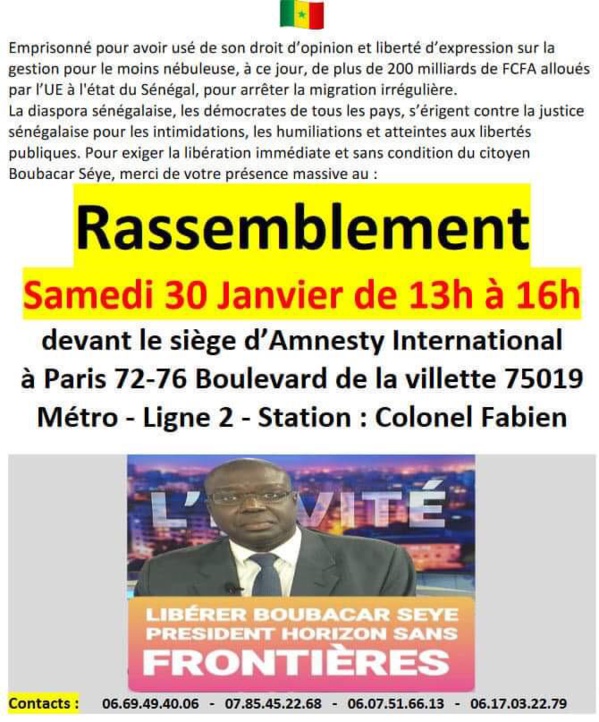« IL FAUT BRISER L’ELAN LIBERTICIDE DE MACKY SALL » (Seybani Sougou) « IL FAUT BRISER L’ELAN LIBERTICIDE DE MACKY SALL » (Seybani Sougou)