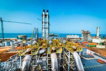 Une vue de la Centrale électrique du Cap des biches