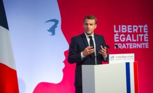 Le président français Emmanuel Macron Le président français Emmanuel Macron