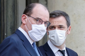 Le PM Jean Castex et Olivier Véran, le ministre de la Santé Le PM Jean Castex et Olivier Véran, le ministre de la Santé