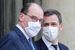 Le PM Jean Castex et Olivier Véran, le ministre de la Santé