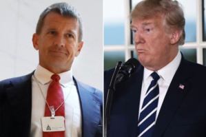 Erik Prince, le fondateur de Blackwater, et Donald Trump Erik Prince, le fondateur de Blackwater, et Donald Trump