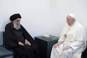 Irak : Le pape et l’ayatollah Sistani prient pour la paix Irak : Le pape et l’ayatollah Sistani prient pour la paix