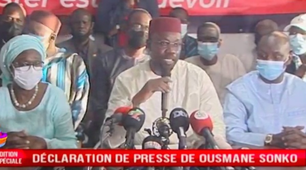 Sénégal : Sitôt libéré, Ousmane Sonko inaugure ses habits de chef de l’opposition par des exigences Sénégal : Sitôt libéré, Ousmane Sonko inaugure ses habits de chef de l’opposition par des exigences