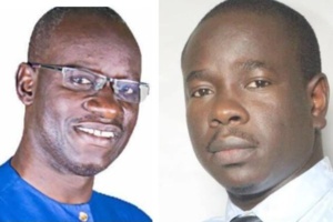 Abass Fall (g) et Biram Soulèye Diop