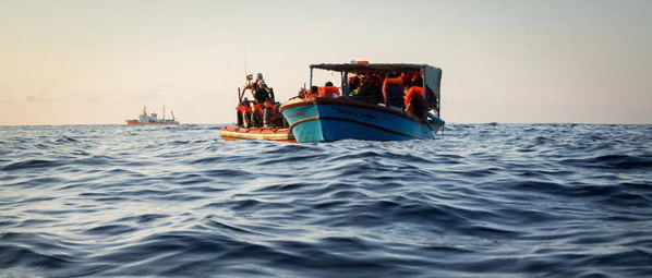 Deux bateaux de migrants secourus en Méditerranée Deux bateaux de migrants secourus en Méditerranée