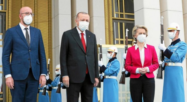 Turquie : Les dirigeants de l’UE expriment leurs inquiétudes sur les droits humains au président Erdogan