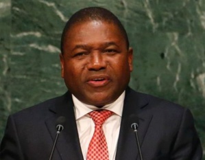 Le président mozambicain Filipe Nyusi Le président mozambicain Filipe Nyusi